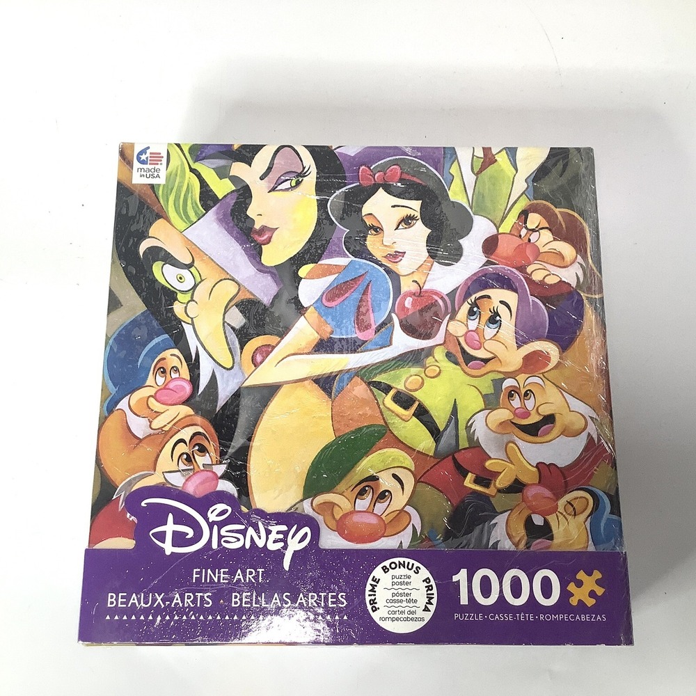 Disney Puzzle 1000 Pc Puzzle The Enchantment Of Snow White USA Box Damaged New